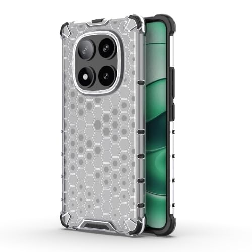 Image of Hard PC Back Case Cover for Poco X7 5G Anti Slip Ultra Thin Shockproof Reinforced Corners (Polycarbonate|Clear)