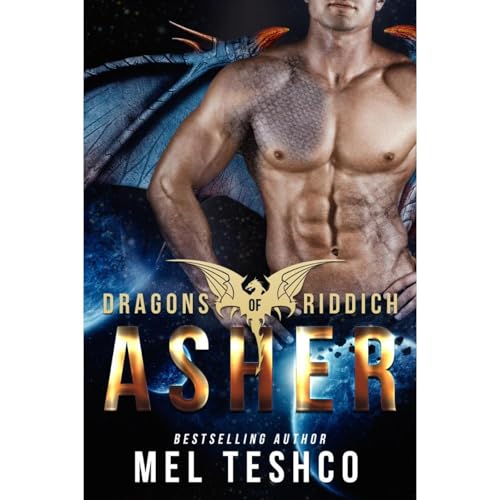 Asher: Romance science-fiction extraterrestre Audiolibro Por Mel Teshco arte de portada