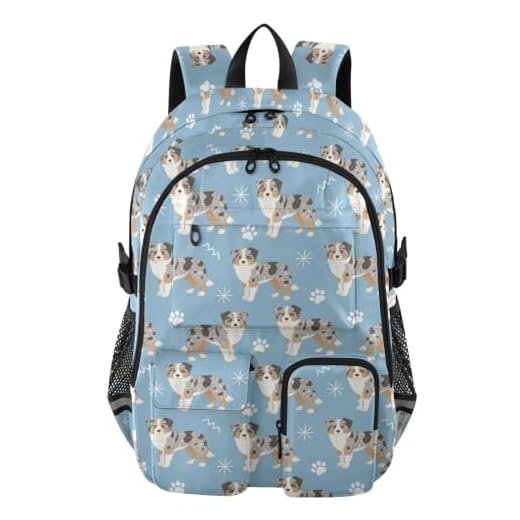 Durable Australian Shepherd School Backpack