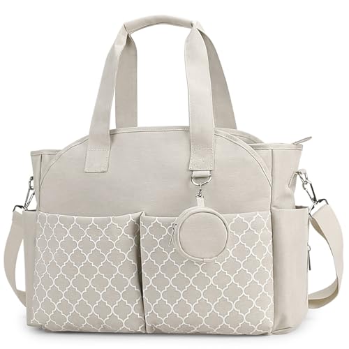 Sac portable multifonction bébé grand volume avec tapis à langer maman