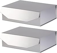 Vista 8 de 3 cajas de regalo extragrandes negras mate con tapa, 19 x 16 x 6 pulgadas, cajas de regalo gigantes magnéticas duras para regalos, ropa, bata