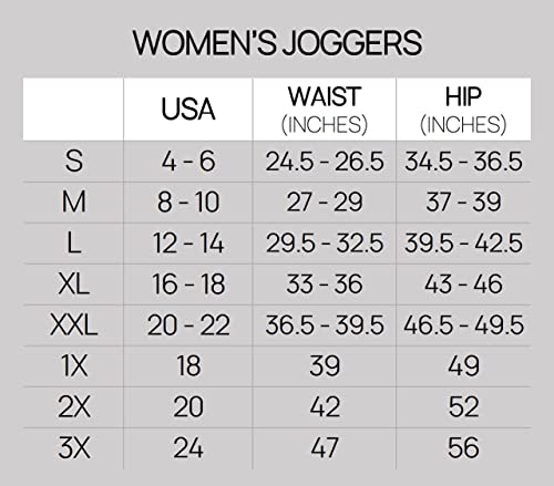 3 Pack: Womens Fleece Jogger Women Running Bottoms Comfortable French Terry Running Sports Yoga Lounge Active Essentials Ladies Warm Sweatpants Joggers Pants Casual Athletic Pockets - Set 8, Xxl #TOP4