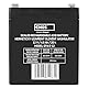 EMOS - Wartungsfreier Bleiakku - 12V 4,5Ah - AGM Batterie - Faston 4,7mm Anschluss - Für Notbeleuchtung, Alarmsysteme, Brandmeldetechnik, USV-Geräte - 91x71x105 mm