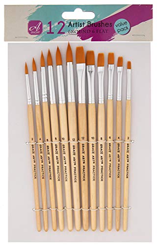 Graceart 700880 Grace Art Water Color Brush Set Ws12 thumb #4