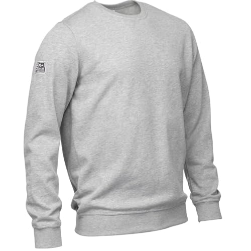 Price comparison product image JCB Workwear Men's Marl Basic Sweatshirt,  Grey