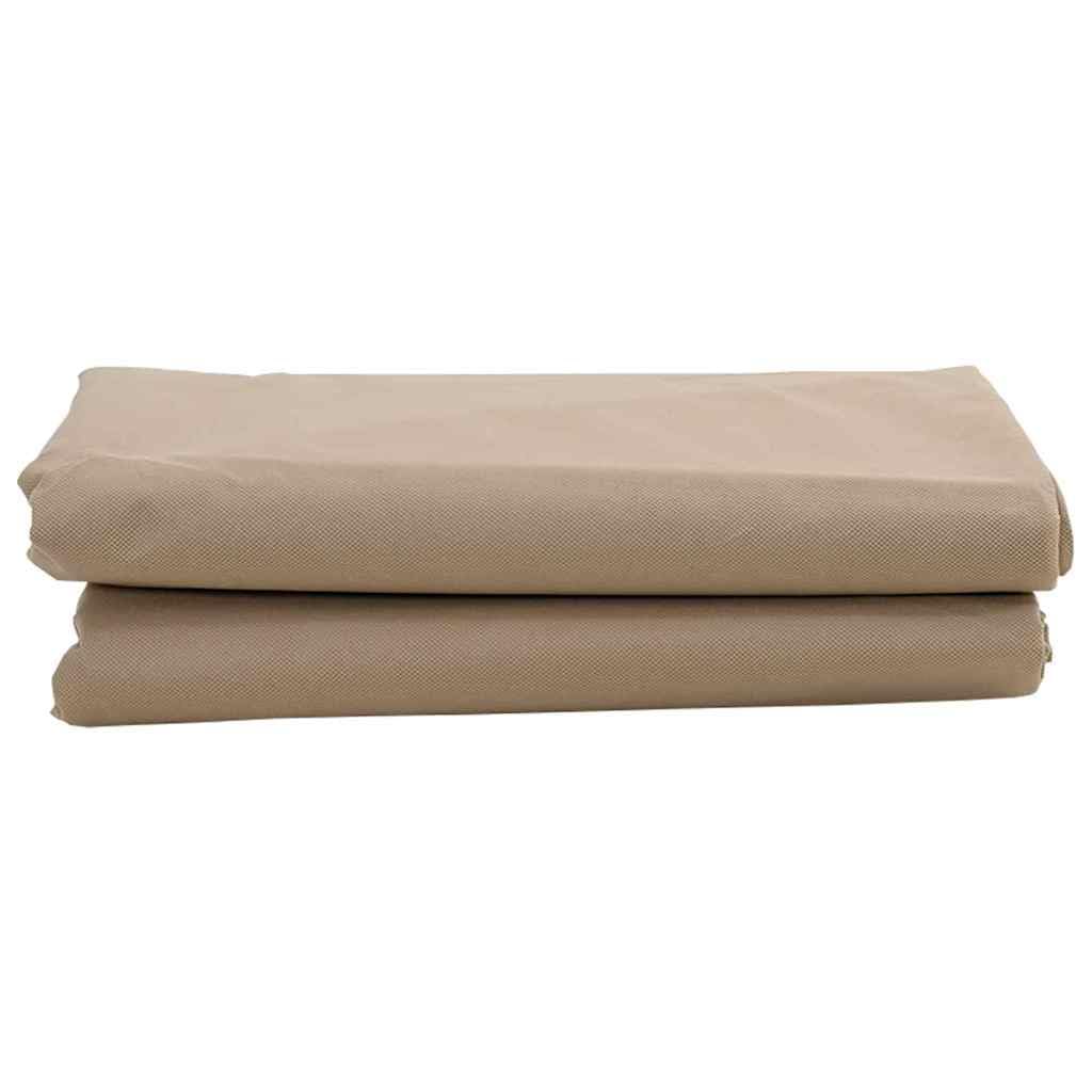Winterschutz für Pflanzen Beige Vliesstoff 2,4 x 2 m mit Reißverschluss Kordelzugverschluss Wiederverwendbar für Garten Terrasse Außenbereich Schutz Pflanzenpflege Zubehör
