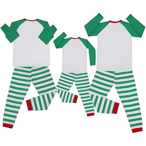 Family Christmas Pajamas Matching Sets Long Sleeve Tops Two Piece Pj Pant Plaid Holiday Merry Xmas Couples Sleepwear4