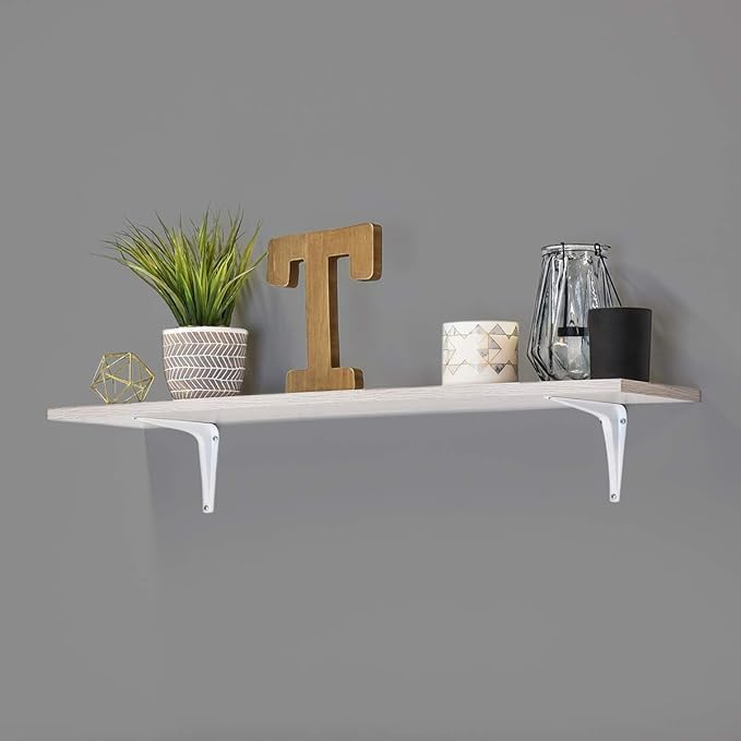 Support D’étagère Style Londonien 250 X 200 Mm – 10 Pièces, Gris Acier Robuste !