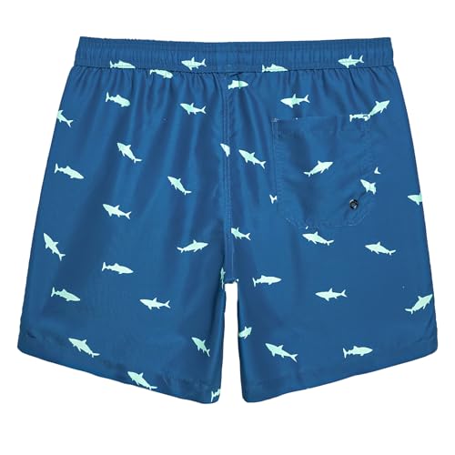 Image of maamgic Mens Slim Fit Swim Shorts Swim Trunks 7 inch Quick Dry Mens Bathing Suits with Mesh Lining