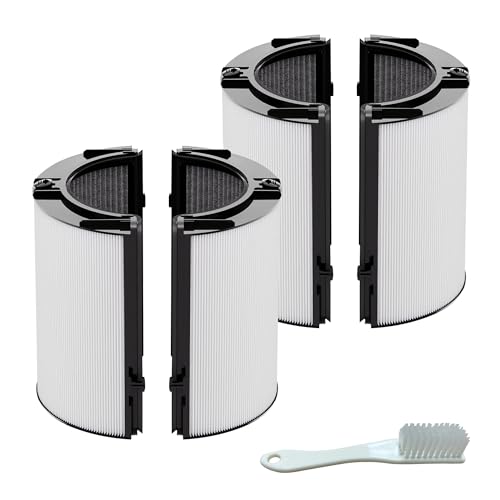 Image of 360 Combi 2 Pack Glass H13 HEPA & Activated Carbon Replacement Filter, Compatible with Dyson HP1 PC1 HP10 TP07 TP10 TP06 HP06 TP04 HP04 PH01 PH02 PH03 PH04 HP09 TP09 HP07 Air Purifier for Home