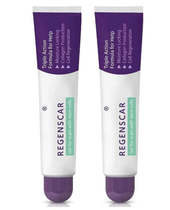 Regenscar Advanced Skin Repair Scar Gel (20g) – Reduces Acne Marks, Surgical Scars, Stretch Marks & Burns – Fast Absorbing Silicone-Based Formula for Smooth, Even-Toned Skin (PACK OF 2)-image-36