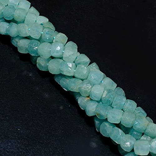 Perles aigue-marine facettées 6mm pour créer vos bijoux d'été personnalisés
