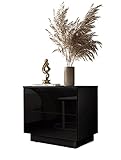 Compacto y práctico: la consola de noche tiene unas dimensiones de 55 x 50 x 37 cm (ancho x alto x profundidad), por lo que ofrece un espacio para una lámpara de noche y un despertador. Los dos cajones ofrecen un espacio de almacenamiento adicional para todo lo que necesita en la cama.