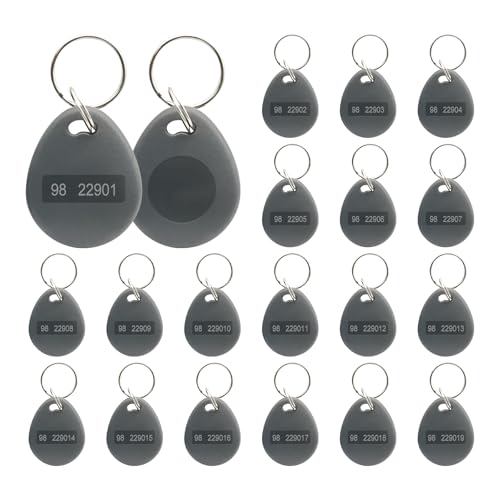 50 llaveros de proximidad de 26 bits, 125 KHZ Weigand Prox compatibles con Prox Key ISOProx 1346 1386 1326 H10301 lectores de formato, llaveros para la gran mayoría de sistemas de control de acceso