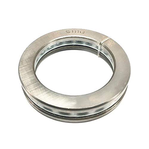 Roulement à billes 51110 de 50x70x14 mm en lot de 3 pièces pour butée axiale