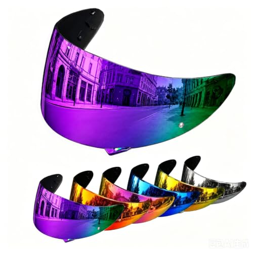 Image of PSLER CWR-1 Visor- RF-1200 Visor X14 Face Shield Replacement for CWR-1 RF 1200 X-Spirit NXR Z7 X14 NX NZ,Deep Purple