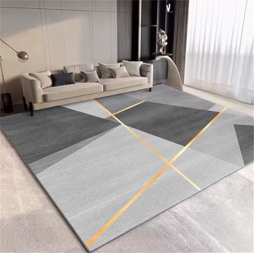 Tapis de chambre d'adolescent à motif rayé résistant et doux 200x300 - 2