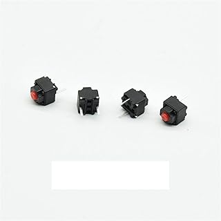 Micro interruptor 10 Uds botón de silencio 6*6*7,3mm interruptor silencioso ratón inalámbrico botón de ratón con cable microinterruptor amarillo interruptor de botón rojo amarillo ( Color : 10pcs Red