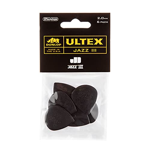 Ultex Jazz III 2,00mm sachet de 6 - Les Beatles, Paul McCartney, John Lennon, RIngo Starr, George Harrison Ultex Jazz III 2,00mm sachet de 6