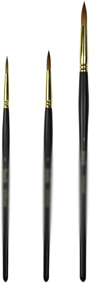 Hair Wood Handle Watercolor Artist Art Supplies Paint Brush