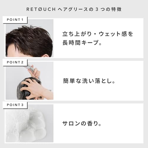 RETOUCH レタッチ ヘアグリース 100g