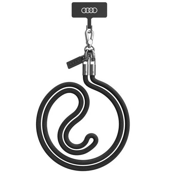 Audi AU-CBL8-R8/D1-BK Cordon universel pour téléphone 120 cm 6 mm Noir, Noir, 120 cm