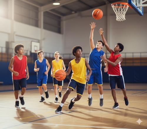 Image of TOY-STATION - i Zoom - Official Basketball | Professional Match Ball for Indoor & Outdoor Games & Training for Kids & Adults (Official Size NO 7)