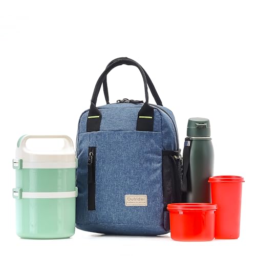 Image of Outrider Jumbo Lunch Bag,Lunch Bag for Office Men, Women and Kids, Quality Tiffin Bag for School, Picnic, Work, Carry Bag for Lunch Box