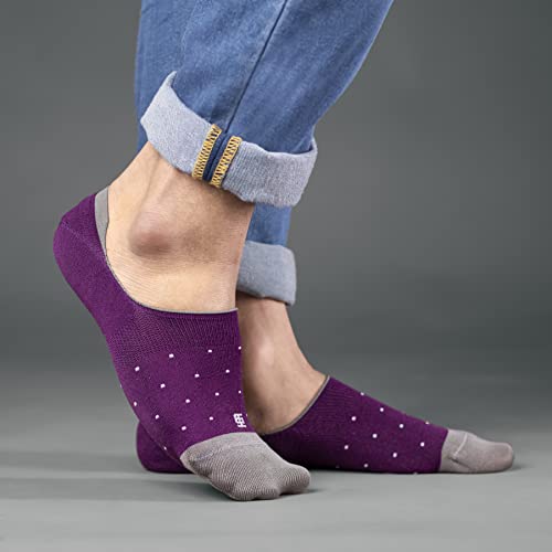 Image of SockSoho Premium Loafer Cotton Socks for MEN - (COLOR: Multicolor | Loafer Length | 7-12 UK Size)