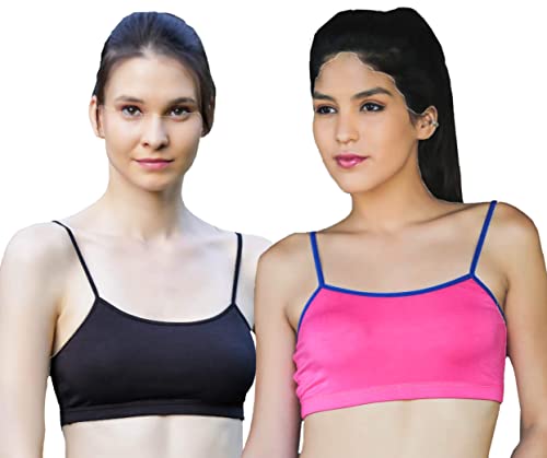 Image of Laavian Women's Modal Non-Wired Non Padded Beginners Bra (Pack of 2)