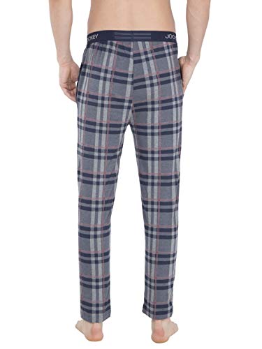 Image of Jockey IM03 Men's Tencel Micro Modal Cotton Elastane Stretch Regular Fit Checkered Pyjama with Side Pockets (Prints May Vary)