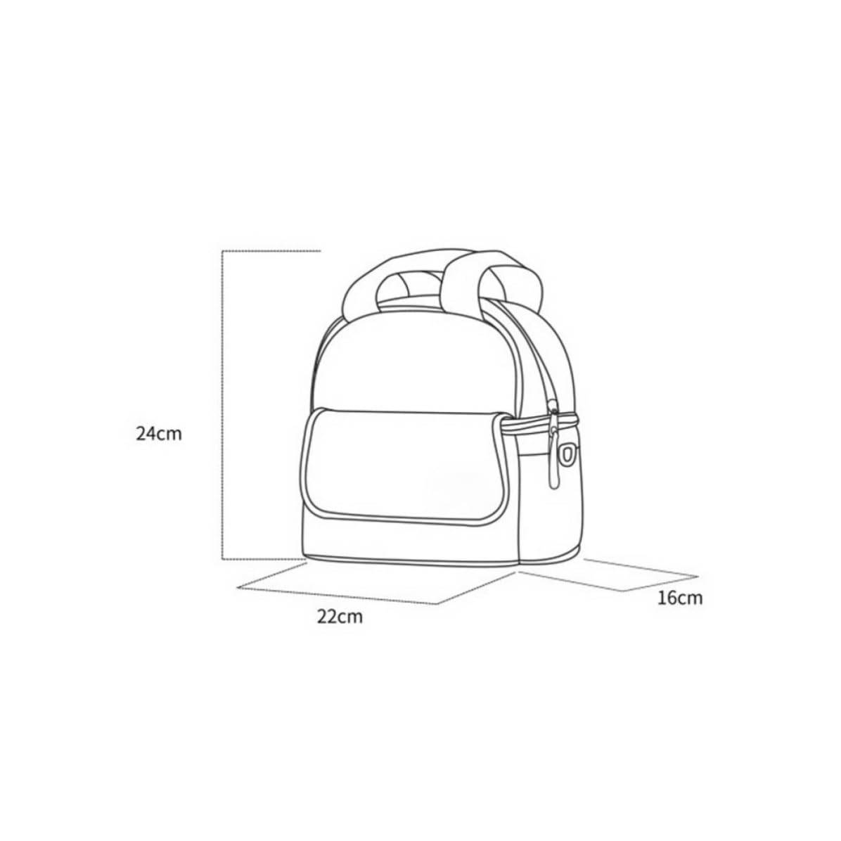 HEALLILY Bolsa Portátil Verde de Doble Capa, Leche Materna