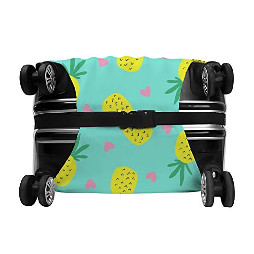 Housse de valise élastique de transport en polyester résistante verte
