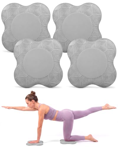 Image of 2-4 Pack Yoga Knee Pads, TPE Cushion for Pilates Exercise