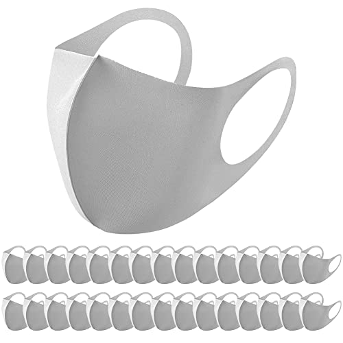 マスク 洗える 伸縮性 30枚 通気性 ホコリ花粉 紫外線カット ストレッチ 洗える 小顔 吸水速乾 男女兼用 SYUKKY