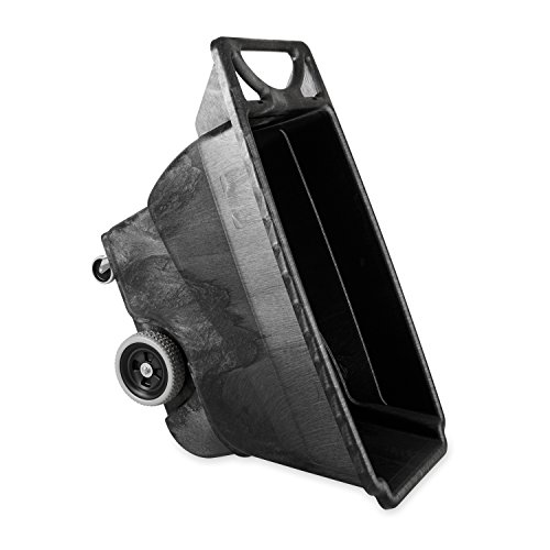 Rubbermaid Commercial Products FG9T1300BLA Polyethylene Box Cart, 450-Pound Load Capacity, Black