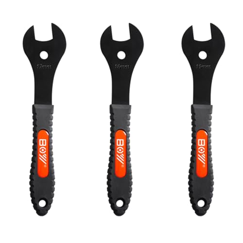SONZUIA Bicycle Cone Wrench Set Tool (13, 14, 15, 16, 17, 18, 19mm), Bike Cone Spanner Set, Wheel...