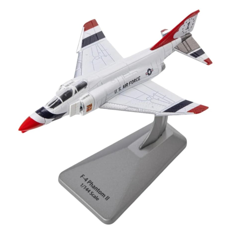 Authentic R & M F-4 Phantom II Thunderbirds Diecast Model 1:144 Scale