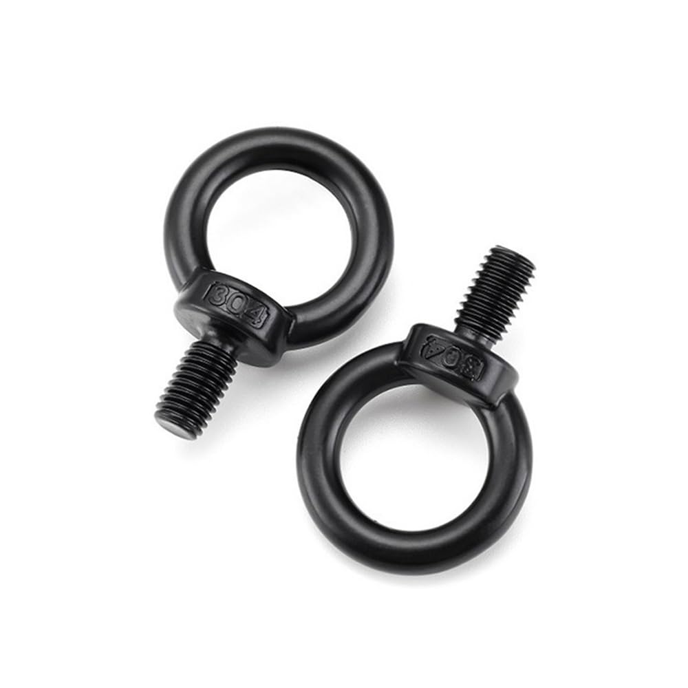 Golfari di sollevamento con rivestimento Dacromet nero in acciaio inossidabile 304(Ring Bolts ONLY)