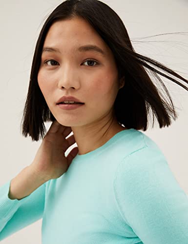 Image of Marks & Spencer Acrylic Women's Round Neck Sweater