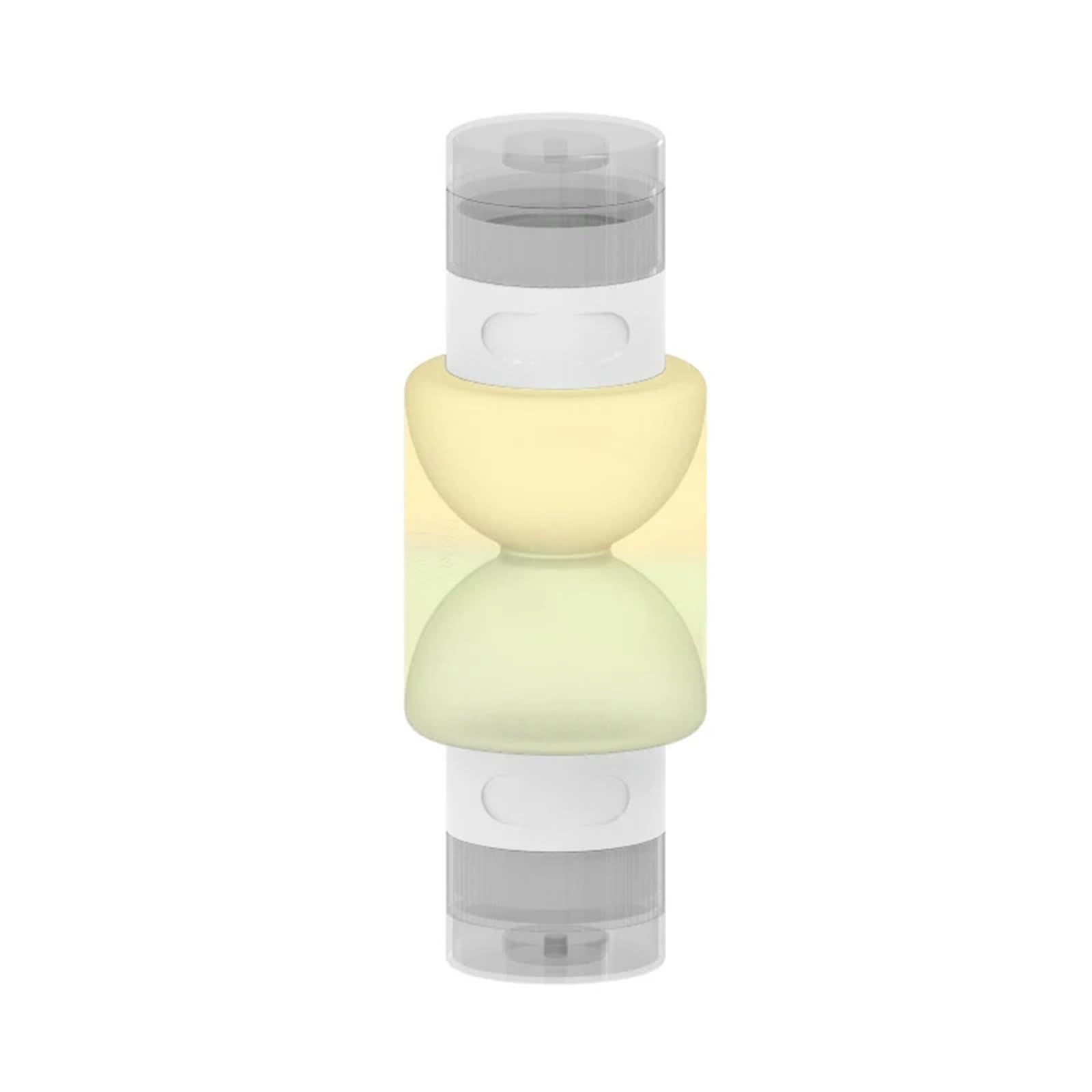 Portable 2-in-1 Pump Bottles for Travel – 2pcs Leak Proof Containers for Soap & Toiletries(Random)