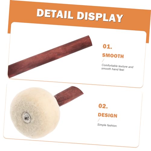 Baquetas de Madera con Cabeza de Fieltro 2 Unidades miniatura 4