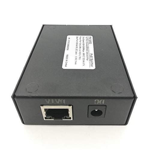 PS1248G 12V 4A 48W gigabitowy rozdzielacz PoE, czarny, 458074