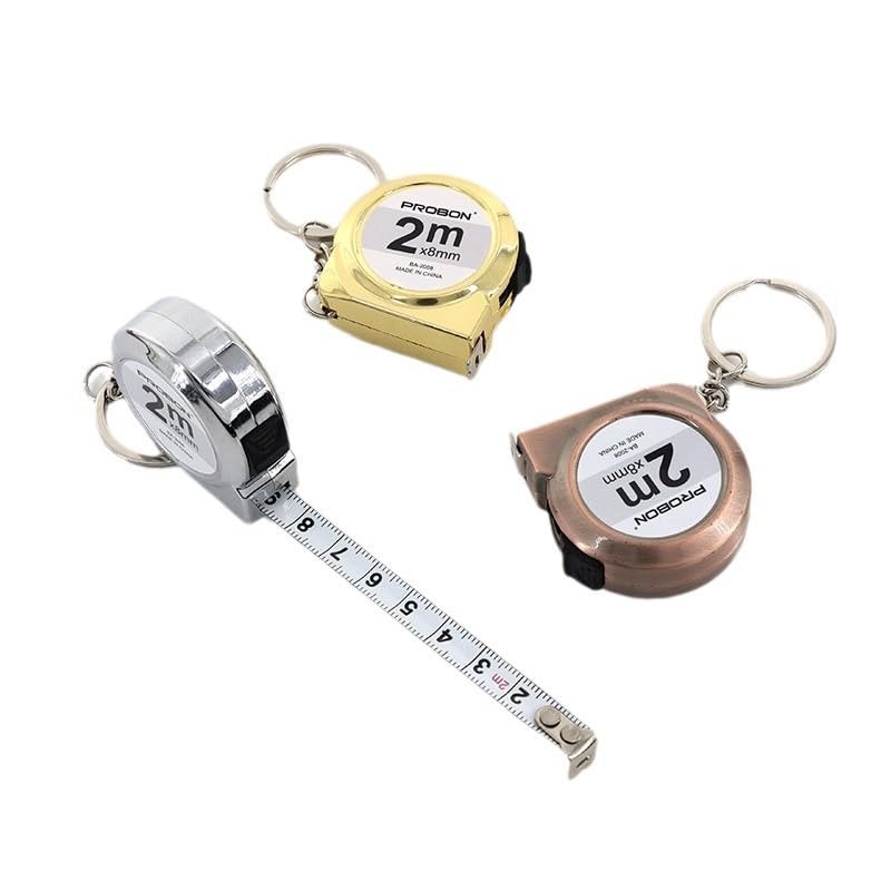 Cinta métrica portátil mini de 2m retráctil pequeña miniatura 5