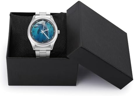 Minimalist Stainless Steel Band Watch for Man, Business Wristwatch — view 2