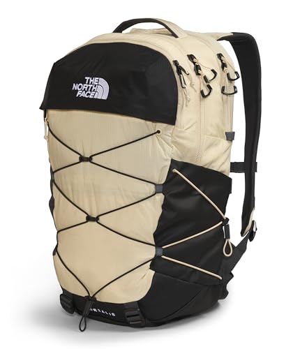 Image of The North Face Borealis Commuter Laptop Backpack - Water Repellent, Laptop Sleeve, Large Main Compartment, Gravel /TNF Black-NPF, One Size