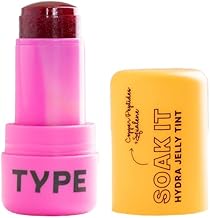 Soak It Hydra Jelly Tints For Cheeks, Lips And Eyes, Lip Stain With Squalane For Deep Hydration, Long Lasting Smudge-Proof Luminous Lip Tint For Women - Bubble Gum 85