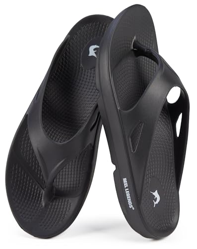 Reel Legends Mens Bound Sandals 10 Black