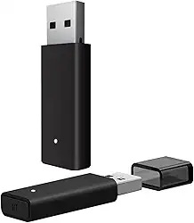 Adaptador Sem Fio para Controles de Console - Compatível com Xbox One/Series X|S e PC Windows 11/10/8/7, Conexão Estável para 8 Dispositivos Simultâneos (Chip Original)