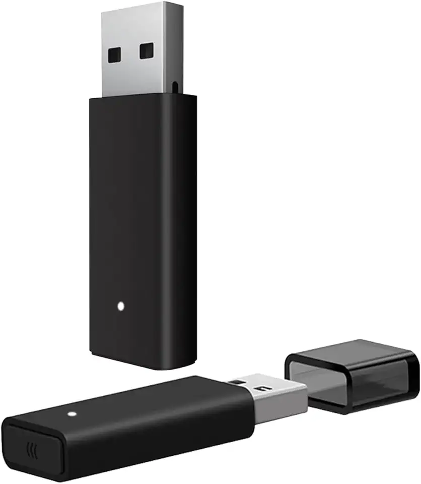 Adaptador Sem Fio para Controles de Console - Compatível com Xbox One/Series X|S e PC Windows 11/10/8/7, Conexão Estável para 8 Dispositivos Simultâneos (Chip Original)